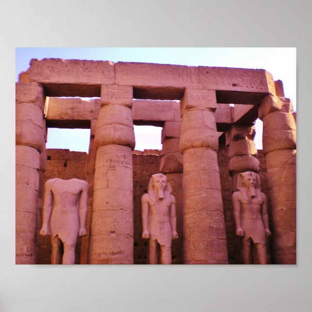 Póster Estatuas de Egipto (Frente)