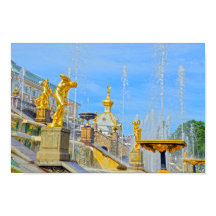 Estatuas doradas de Peterhof, Rusia