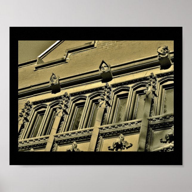 Póster Estatuas protectoras (Frente)