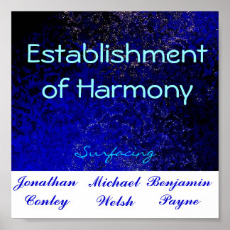 Póster Estblishment of Harmony