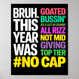 Póster Este año fue una cabra sin tapar toda la rizz_ Div