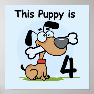 Póster Este cachorro camisetas y regalos de cumpleaños