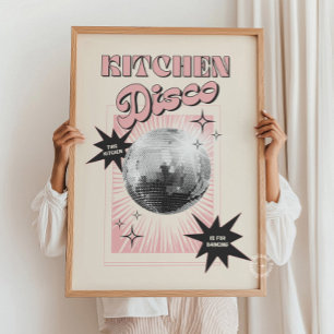 Póster Este cartel de cocina es para bailar – Cocina Disc