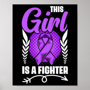 Póster Este Chica Es Una Epilepsia De Superviviente De Ep