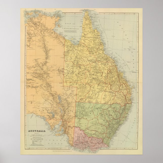 Póster Este de Australia (Frente)