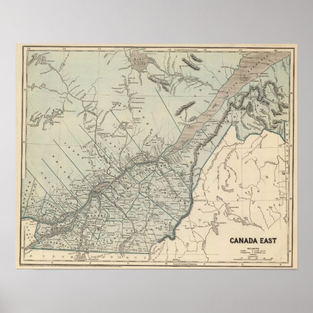 Póster Este de Canadá (Frente)