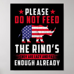 Póster Este Divertido Anti Rino Republicano Solo De Nombr