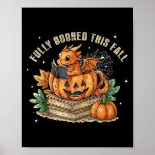 Póster Este Dragón De Gusano De Bookworm De Otoño Complet