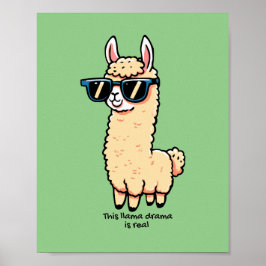 Póster Este drama de Llama es una verdadera pose peculiar