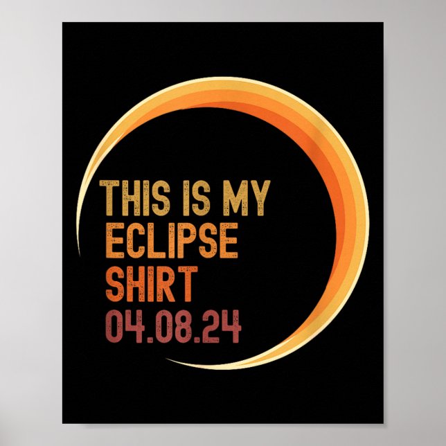 Póster Este Eclipse 04 08 24 Total (Frente)
