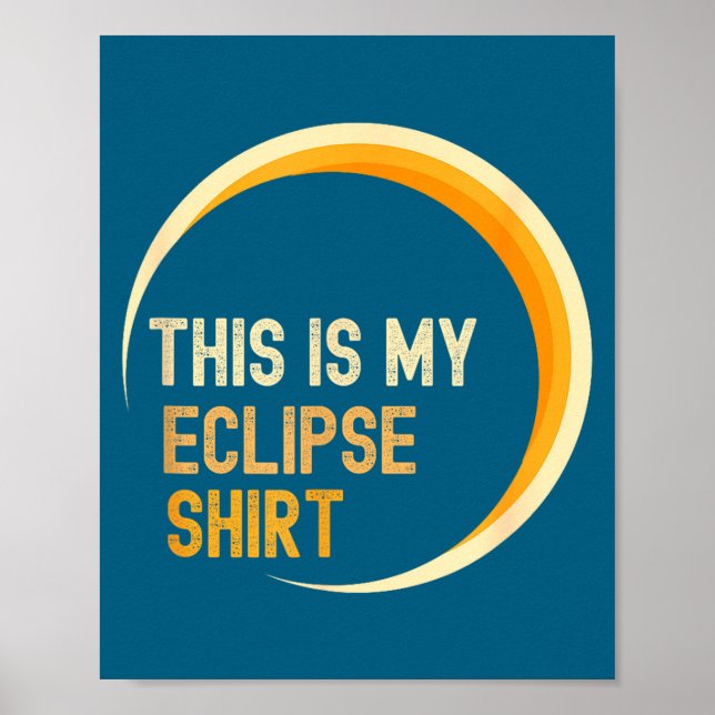 Póster Este Eclipse Eclipse Total Solar Usa (Frente)