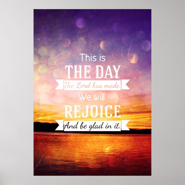 Póster Este es el día que el señor ha hecho... (Frente)
