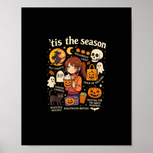 Póster Este es el diseño de la caída de Iconos Anime de H