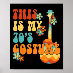 Póster Este es el disfraz de mi 70: Groovy Peace Hallowee