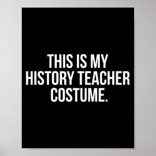 Póster Este es el disfraz de mi profesor de historia Dive