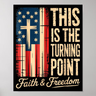 Póster Este-es-el-punto-de-inflexión-fe-patriótica-usa