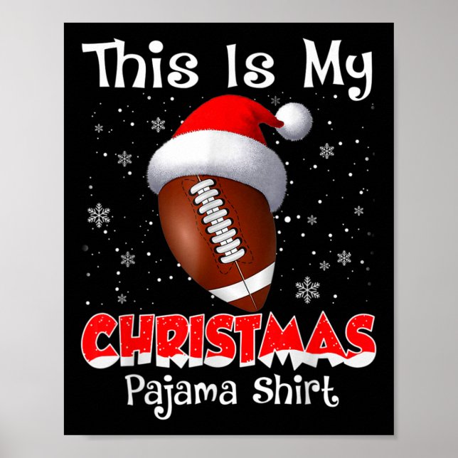 Póster Este Es El Regalo Pajama De Mis Navidades Para El  (Frente)
