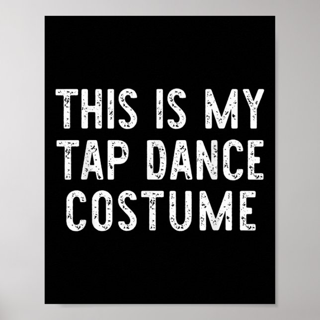 Póster Este Es Mi Disfraz De Baile De Papanicolau Hallowe (Frente)