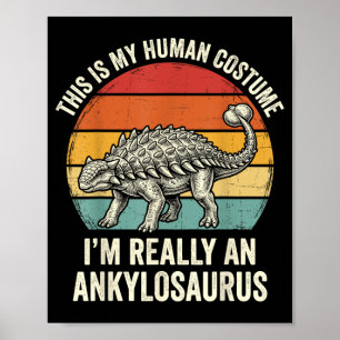Póster Este Es Mi Disfraz De Humano Realmente Soy Un Anky