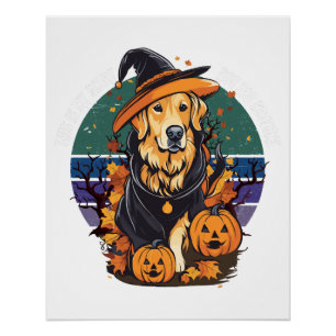 Póster Este es mi disfraz de perro aterrador del día del 
