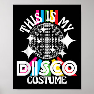 Póster Este es mi disfraz disco - Funky Fiesta 70s G de l
