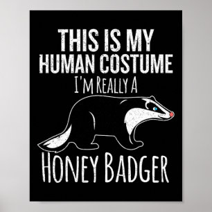 Póster Este Es Mi Disfraz Humano De Halloween