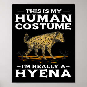 Póster Este Es Mi Disfraz Humano. Soy Realmente Una Hallo