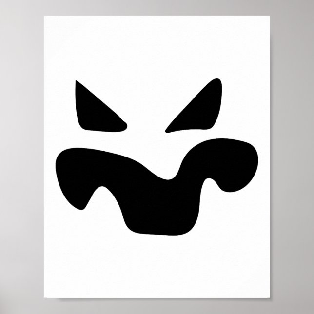Póster Este es mi disfraz humano. Soy un fantasma. (Frente)