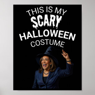 Póster Este Es Mi Espantoso Disfraz De Halloween Kamala H
