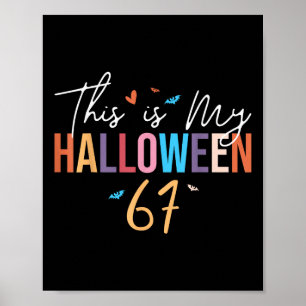 Póster Este Es Mi Halloween 67 Divertido Seis Siete Meme