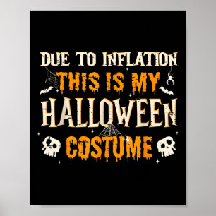 Póster Este Es Mi Halloween Costume Hombres Mujeres Funny
