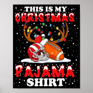 Póster Este es mi Navidad, Navidades de fútbol de Pajama