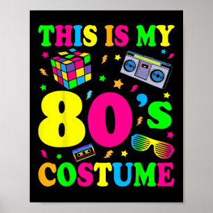 Póster Este es mi traje de vestir de 80 Regalos Ochenta R