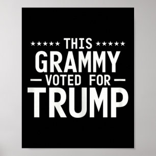 Póster Este Grammy Votó Por El Orgulloso Voto De Trump 20