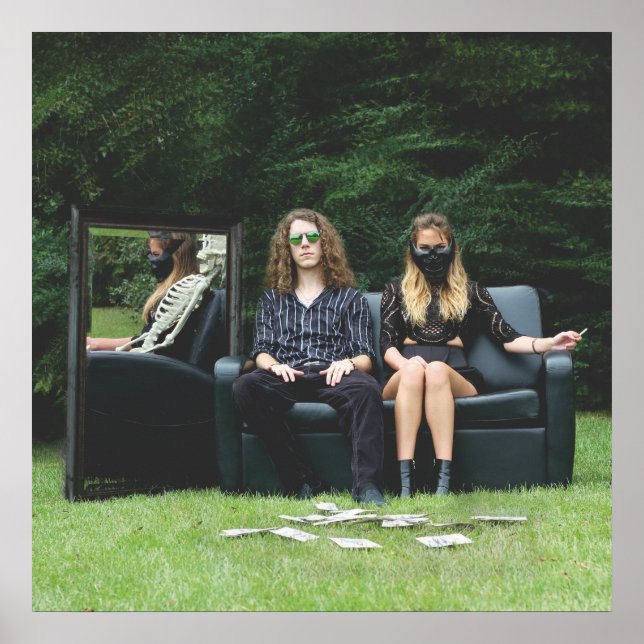 Póster Este hombre está muerto en la carátula de la porta (Frente)