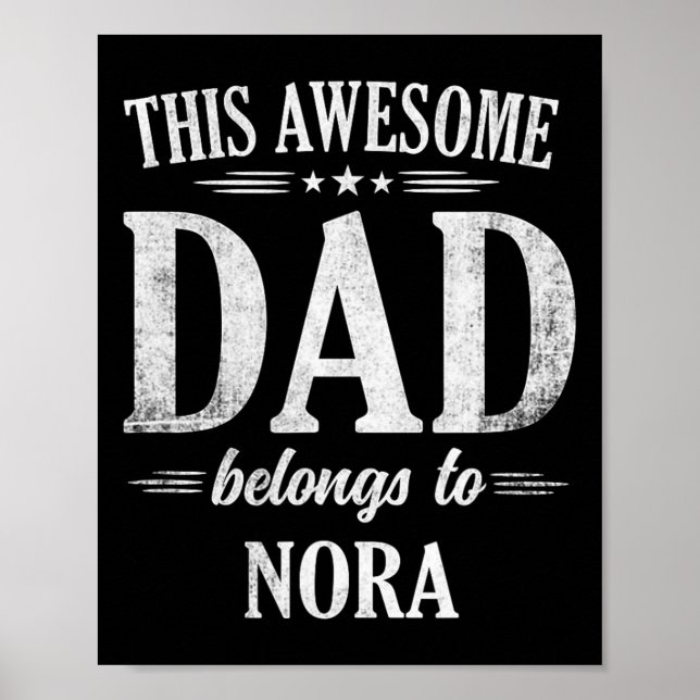 Póster Este increíble papá pertenece al Día del Padre de  (Frente)