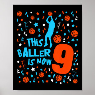 Póster Este Ller Ahora Tiene 9 Años - Cumpleaños De Niños