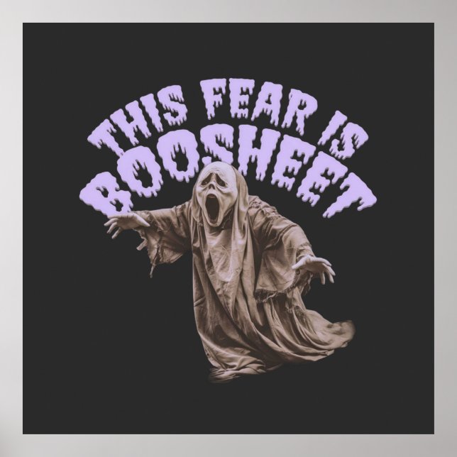 Póster Este Miedo Es Un Boosheet - Famoso Fantasma De Hal (Frente)