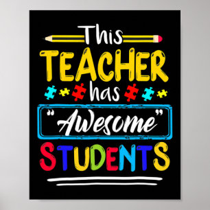 Póster Este profesor tiene estudiantes asombrosos que des