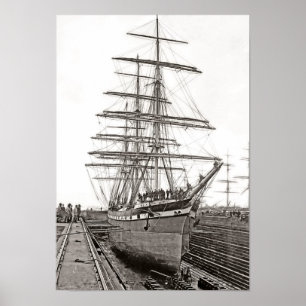 Póster Este talud 1892 de la nave