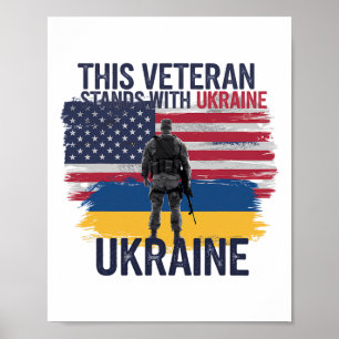 Póster Este veterano está con Ucrania 2