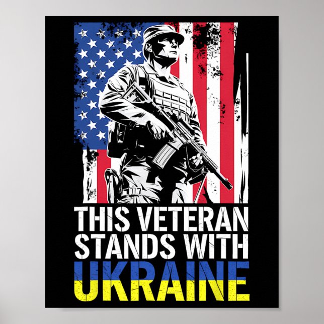 Póster Este veterano está con Ucrania 7 (Frente)
