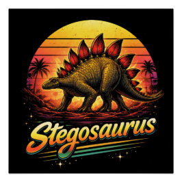 Póster Estegosaurio