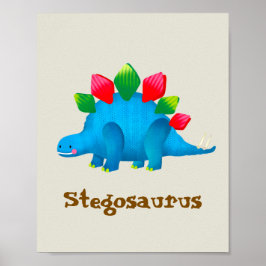 Póster Estegosaurio