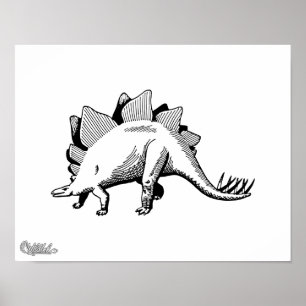 Póster Estegosaurio