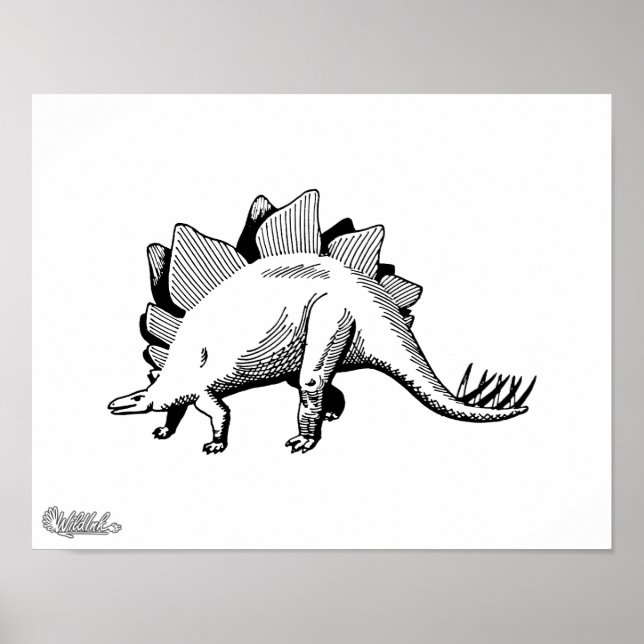 Póster Estegosaurio (Frente)