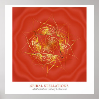 Póster Estelaciones en espiral