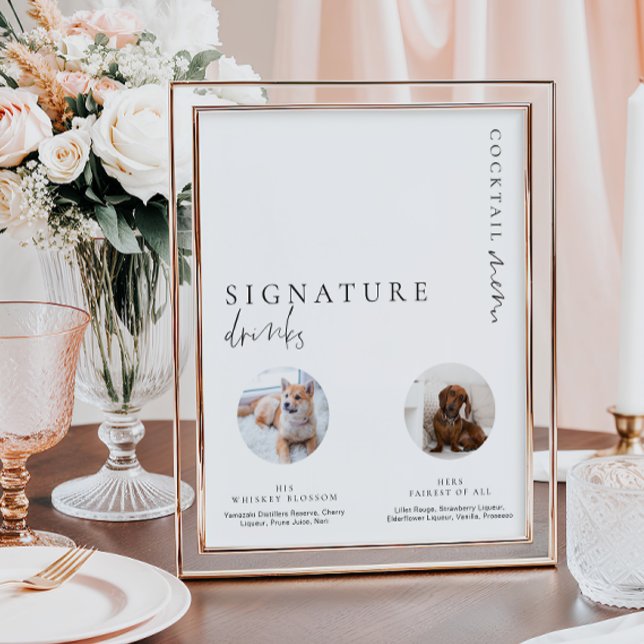 Póster Estelle Moderno Minimal Firma de Bebidas Foto Sign (Subido por el creador)