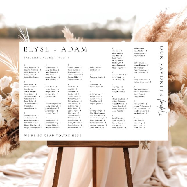 Póster Estelle Moderno Poster de asiento alfabético mínim (Subido por el creador)