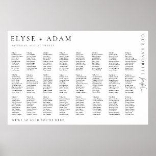 Póster Estelle Moderno Poster Mínimo De 24 Asientos De Me